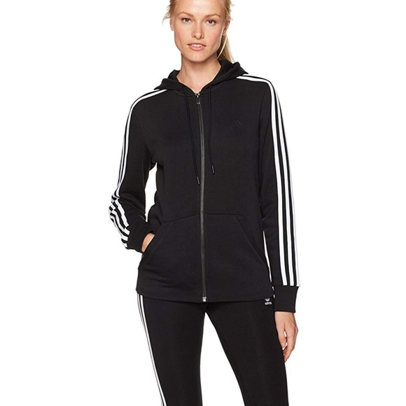 adidas full zip hoodie women's